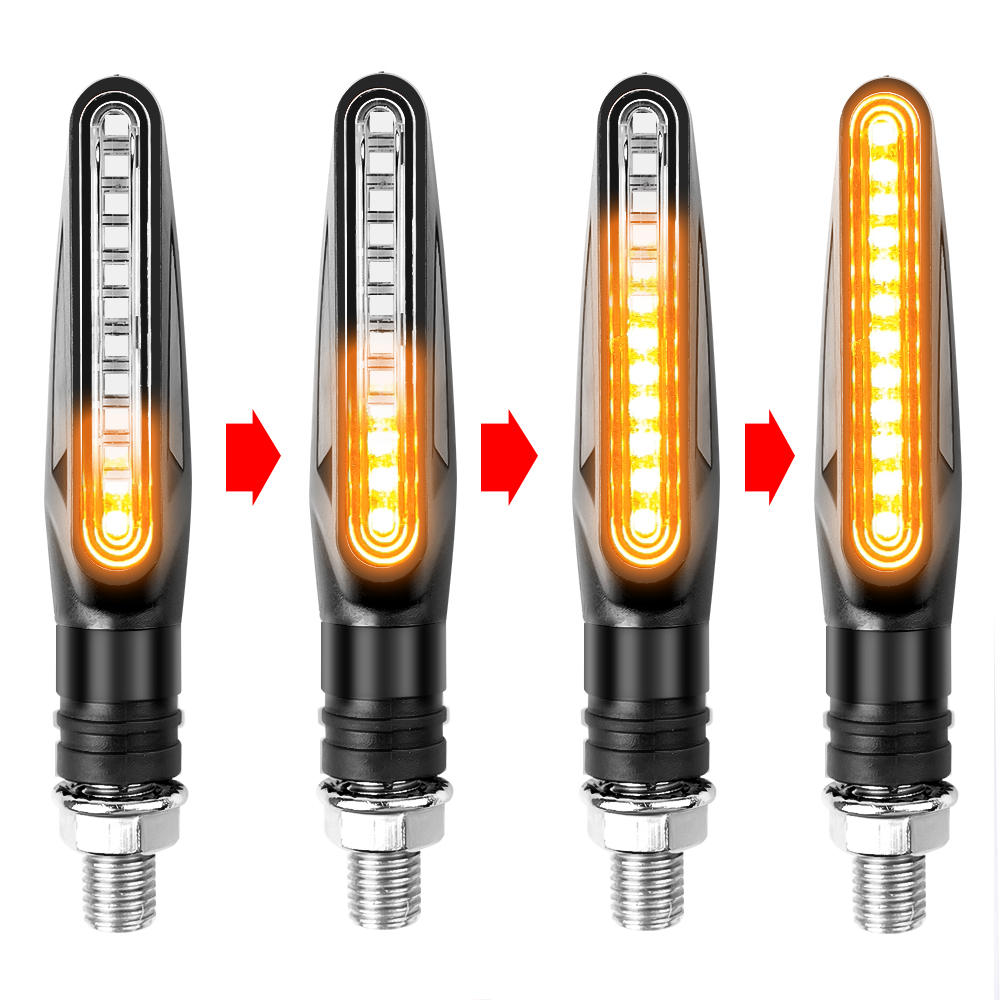 Sos Light Strobe - 2 قطعة دراجة نارية بدوره إشارات