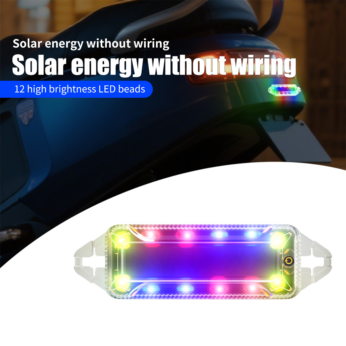 1 قطعة LED اللاسلكية تعمل بالط - مراجعة Sos Light Strobe وسعره