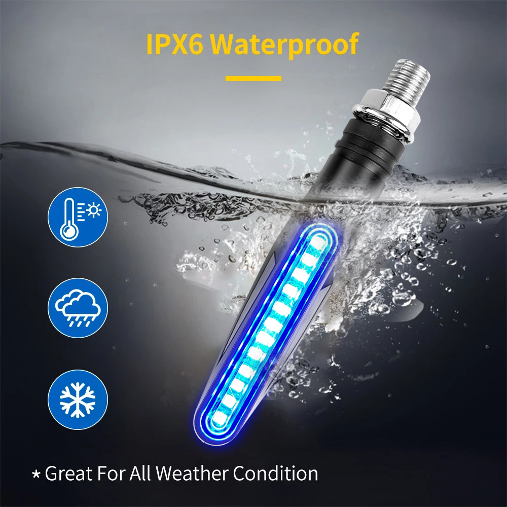 2 قطعة دراجة نارية بدوره إشارا - مراجعة Sos Light Strobe وسعره