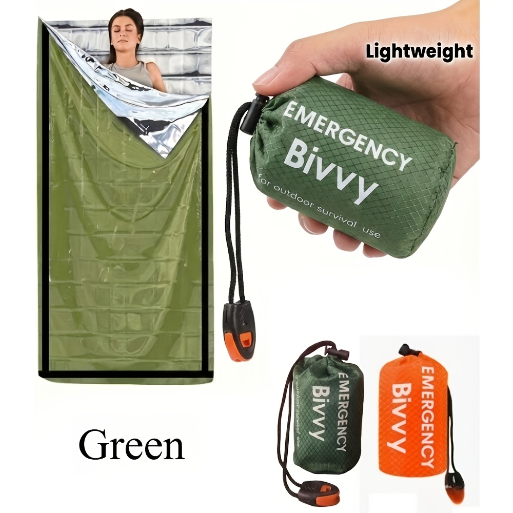 طقم كيس نوم للطوارئ مكون من 3  - مراجعة Bivy Bag Emergency وسعره