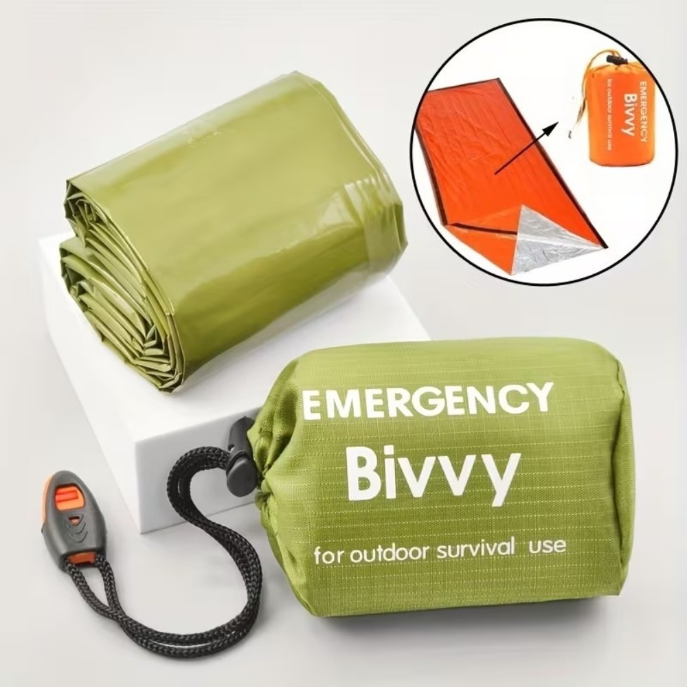 طقم كيس نوم للطوارئ مكون من 3  - مراجعة Bivy Bag Emergency وسعره