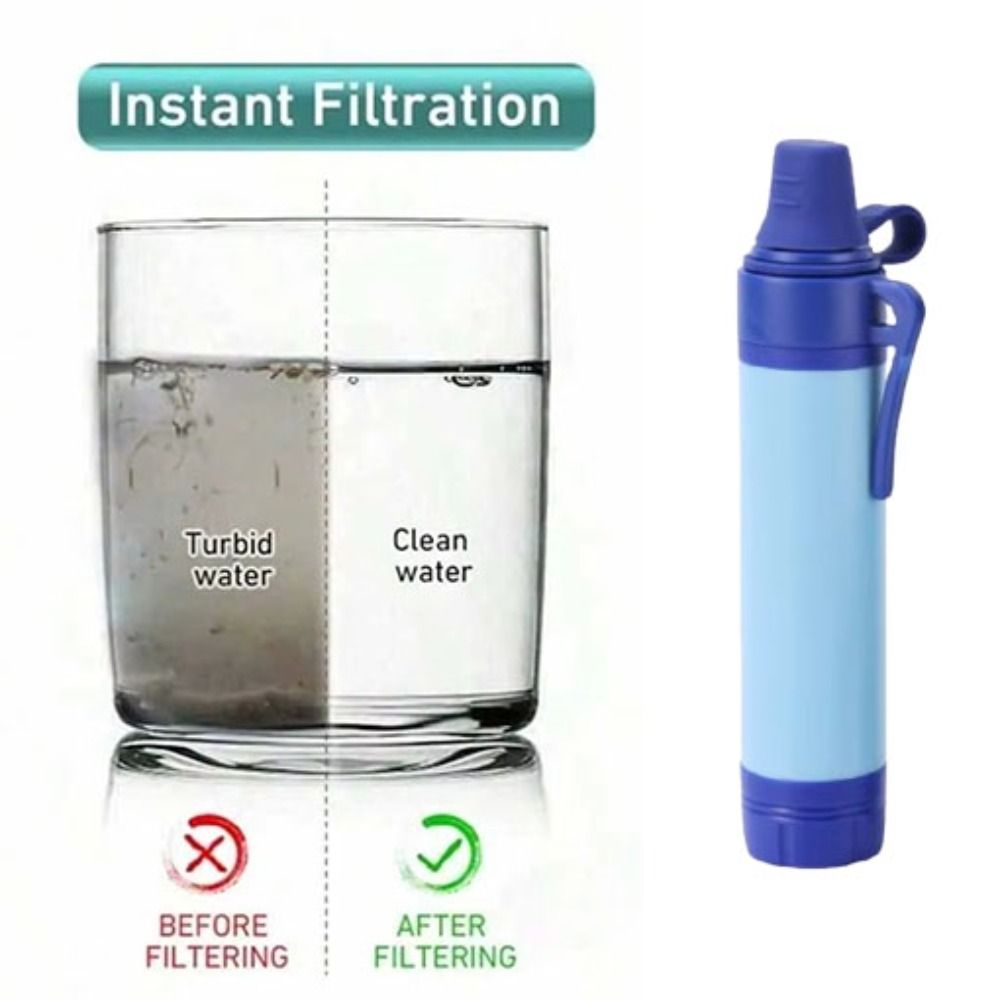قشة تنقية المياه المصغرة للشرب - مراجعة Water Purification Straw وسعره